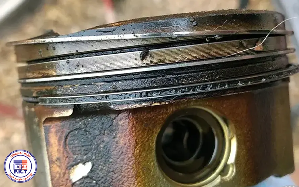 نشانه سوختن پیستون