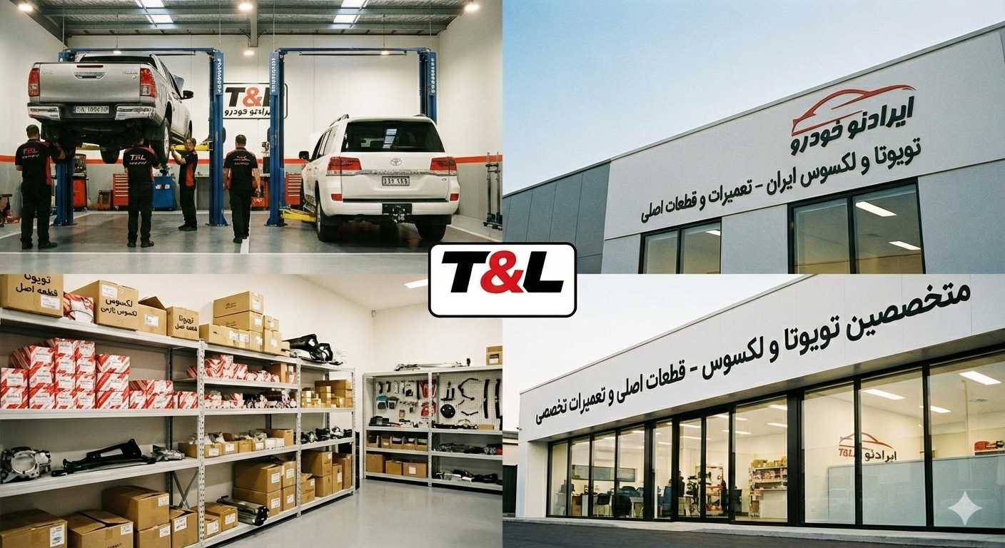 تعمیر انواع تویوتا و لکسوس در مجموعه تویوتا کر