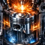 قدرت واقعی موتور از اینجا شروع می‌شود؛ پیستون‌های تقویتی تراکمی و بهینه تراکمی