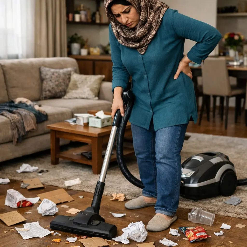 علت داغ شدن و خاموش شدن ناگهانی جاروبرقی