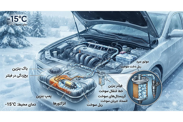 سیستم سوخترسانی و یخزدگی احتمالی